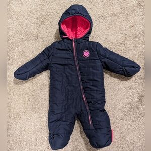 Baby girl Snowsuit Size 6-9 Months